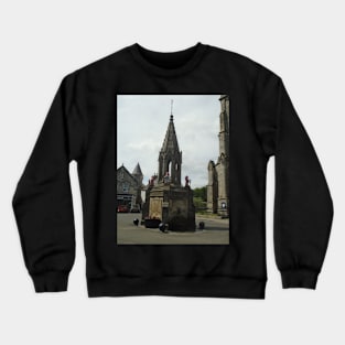 The Bruce Fountain, Falkland, Scotland Crewneck Sweatshirt